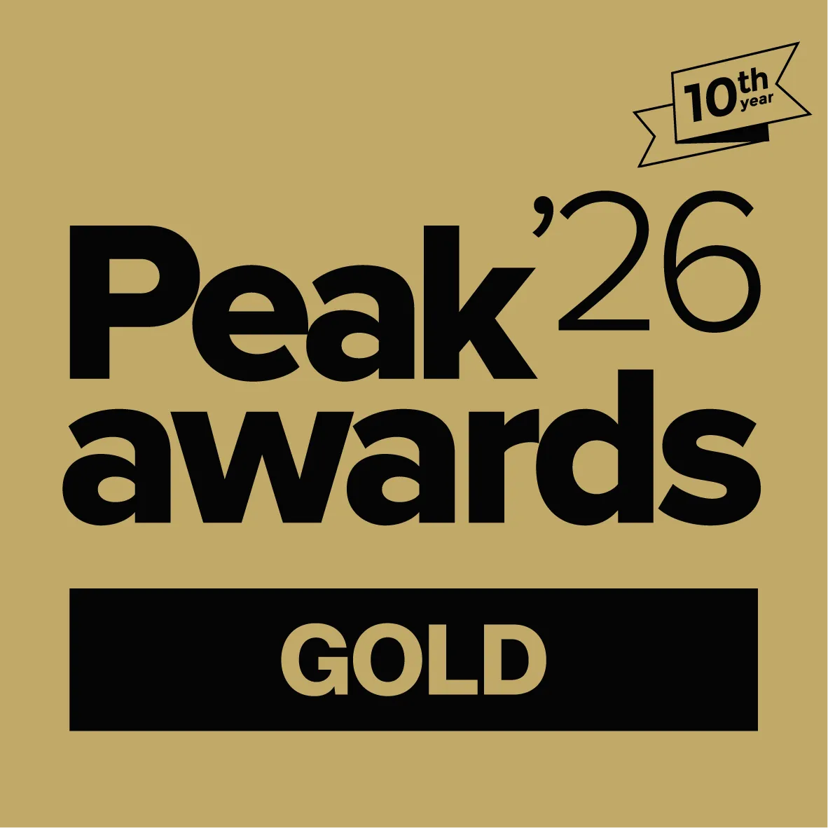 Peak Awards 2026 Gold