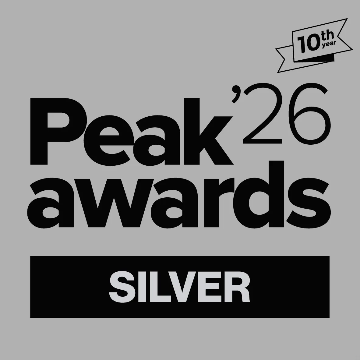 Peak Awards 2026 Silver